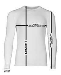DED Competition Long Sleeve Compression T-Shirt - Yellow